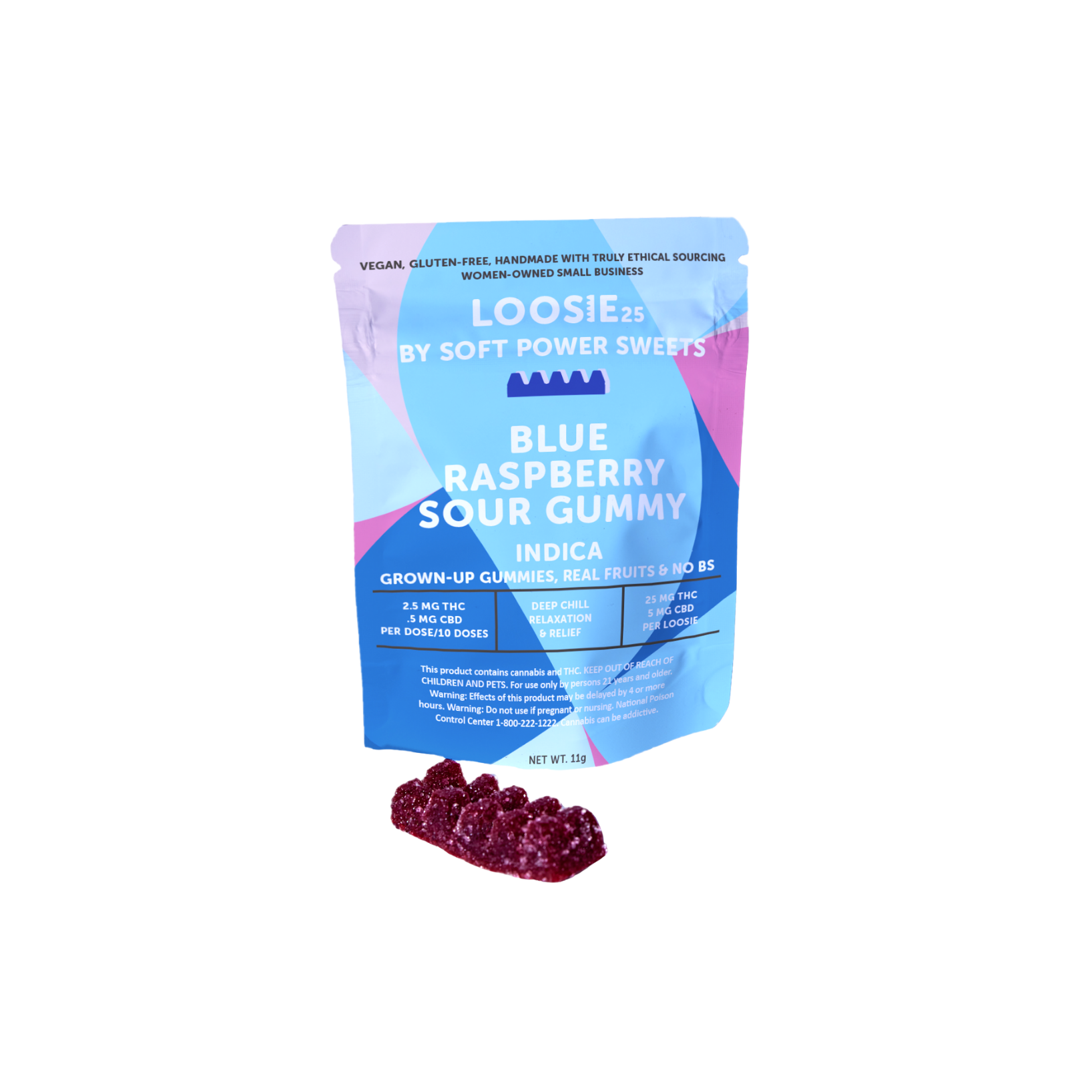 Raspberry Thc Cbd Sour Gummy