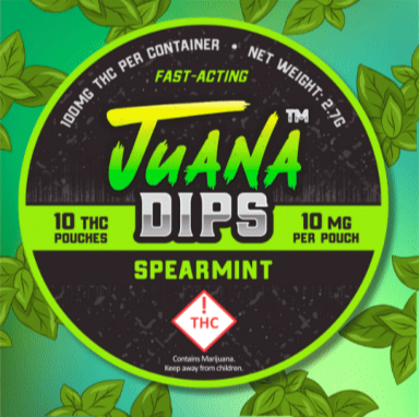 Juana Dips Pouch 10 Piece 10mg; Spearmint