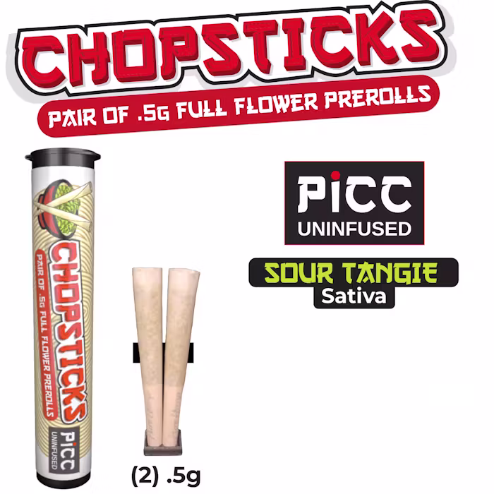 CHOPSTICKS - SOUR TANGIE - .5G PREROLL - 2PK