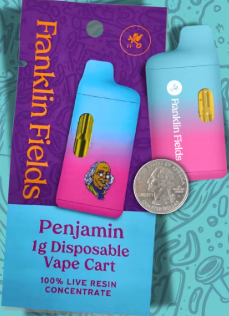 FF LIVE RESIN VAPE CART INDICA BUBBLE BATH 1G