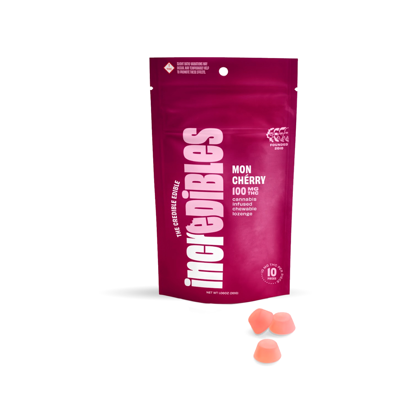 Mon Cherry Chewable Lozenges