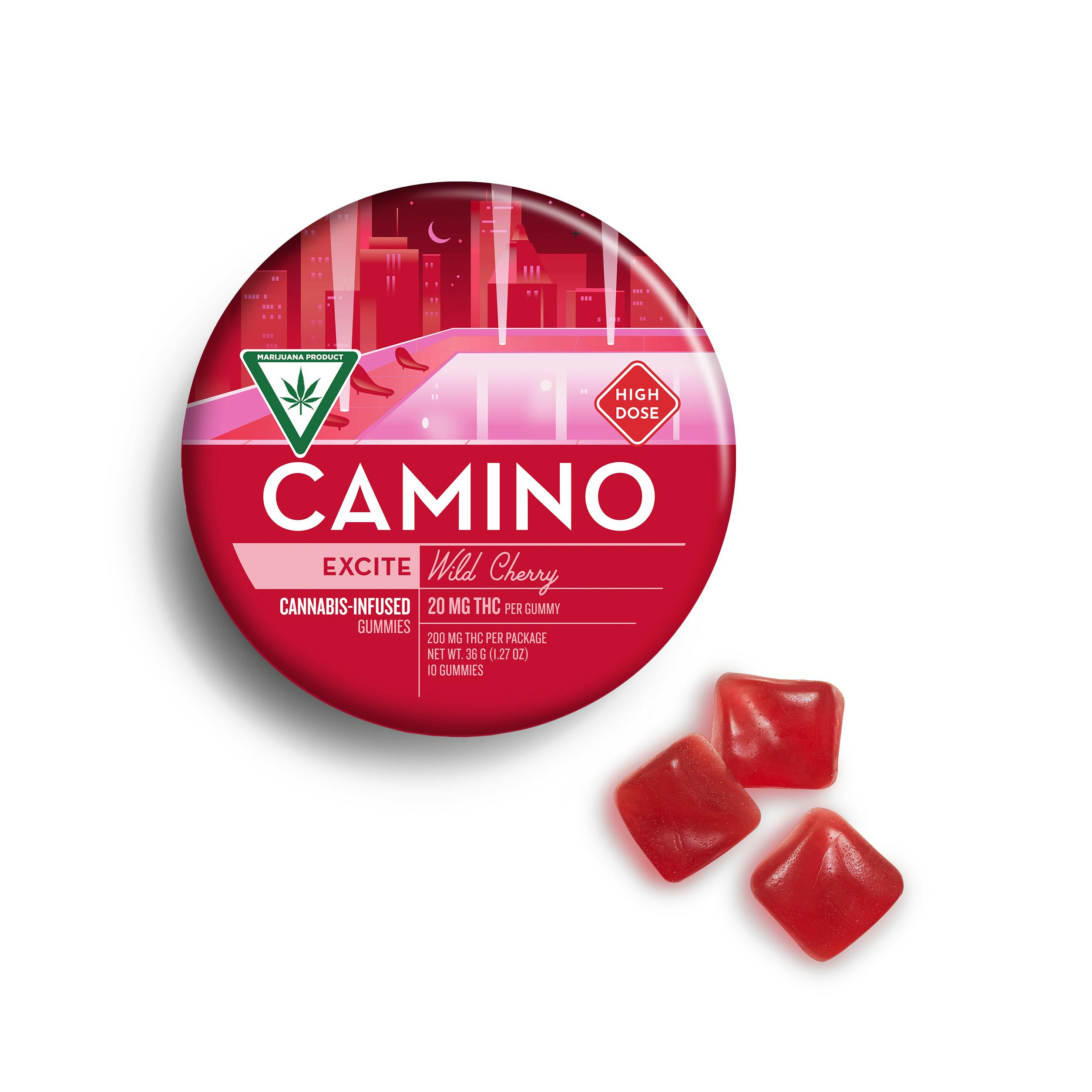 Camino | 200mg Gummies | Wild Cherry 20:5:5