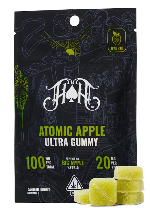Atomic Apple Hybrid ULTRA - 100mg Gummies 5pk