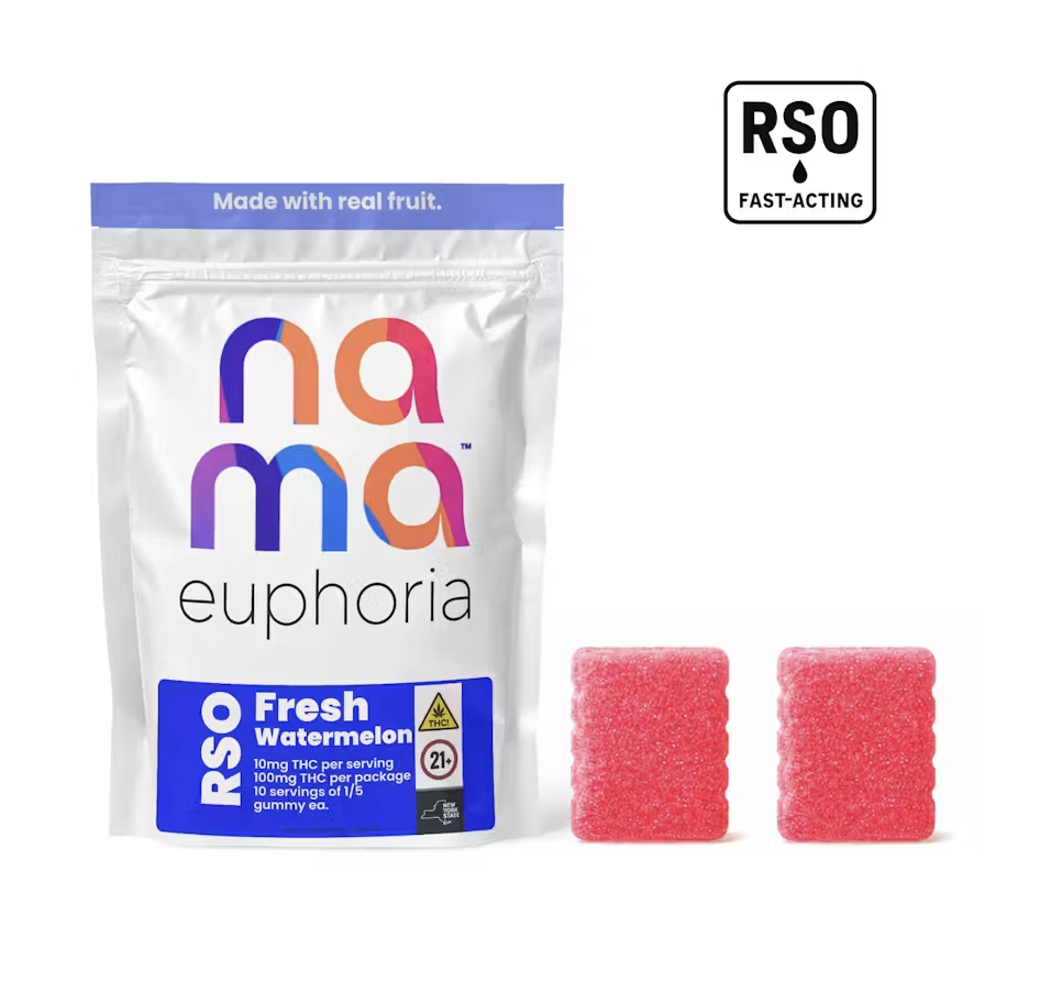 Watermelon | Euphoria RSO Gummies | 2pk | 100mg