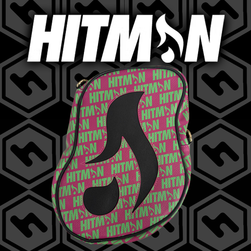 Hot Pink, Green, Black Flame