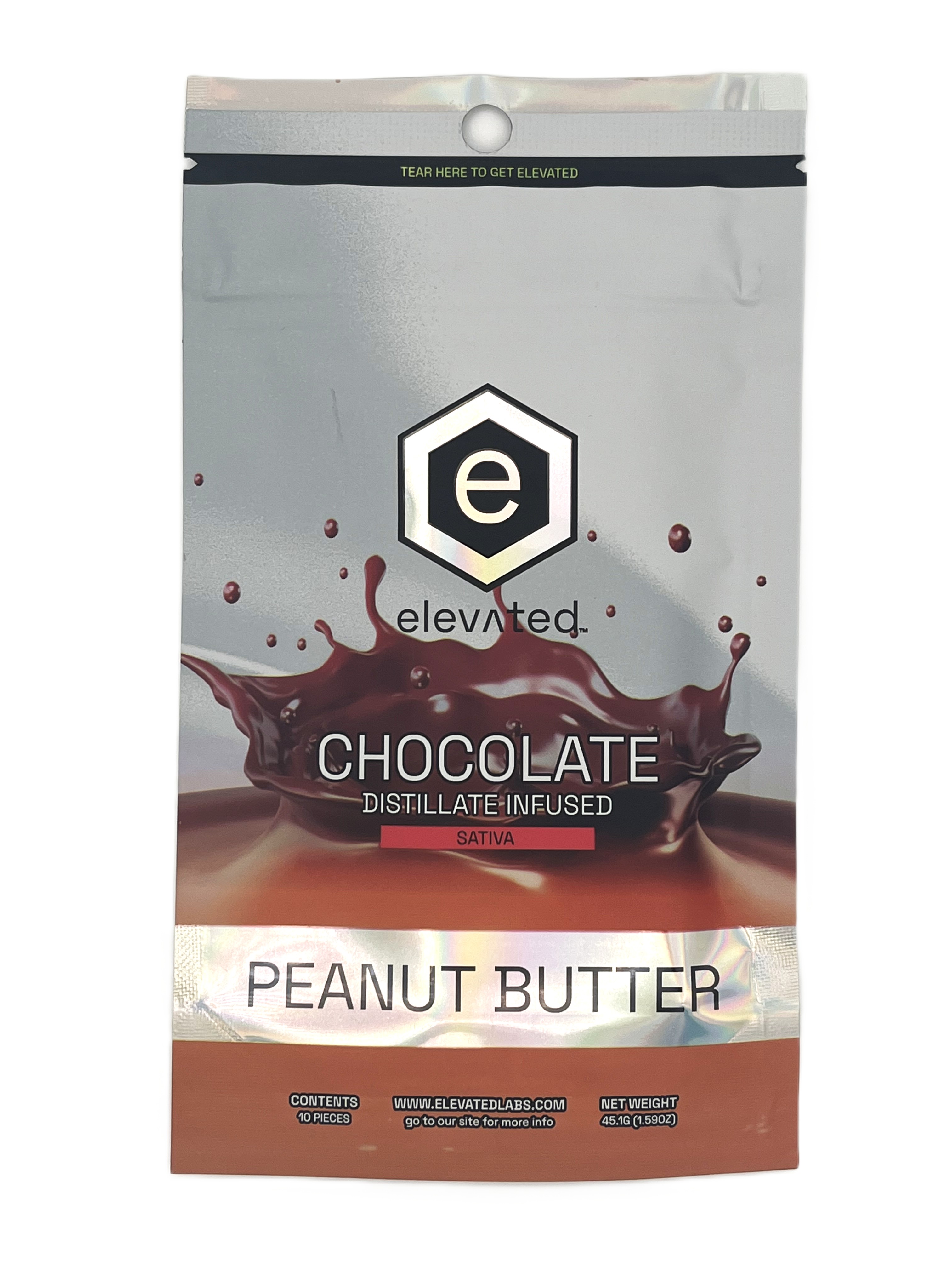 Peanut Butter Chocolate Bar | 100mg