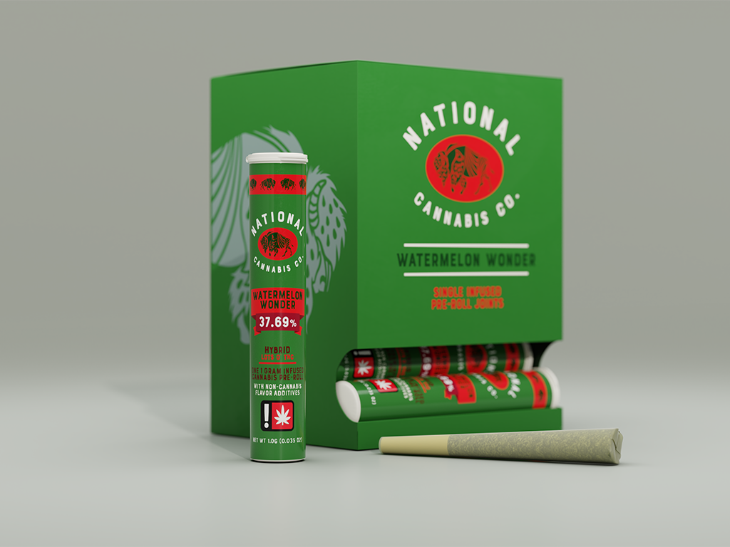 Watermelon Wonder Infused 1g Pre-Roll