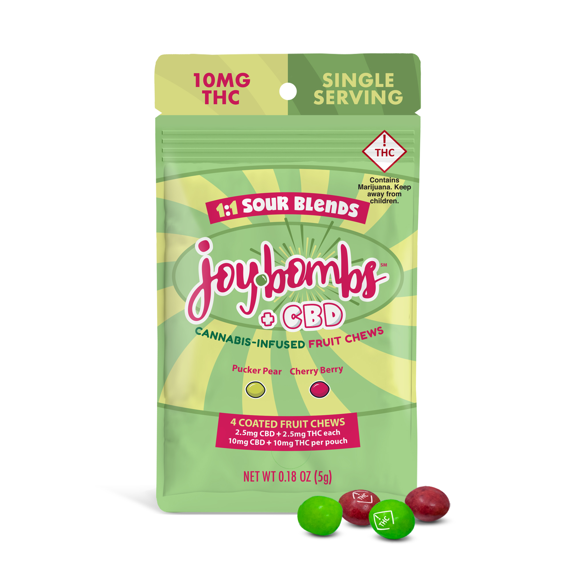 Sour Blends Thc 4pk 2.5mg