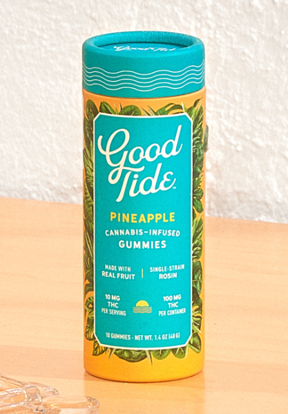 Good Tide Pineapple Uplifting 10pk 10mg Rosin Gummies