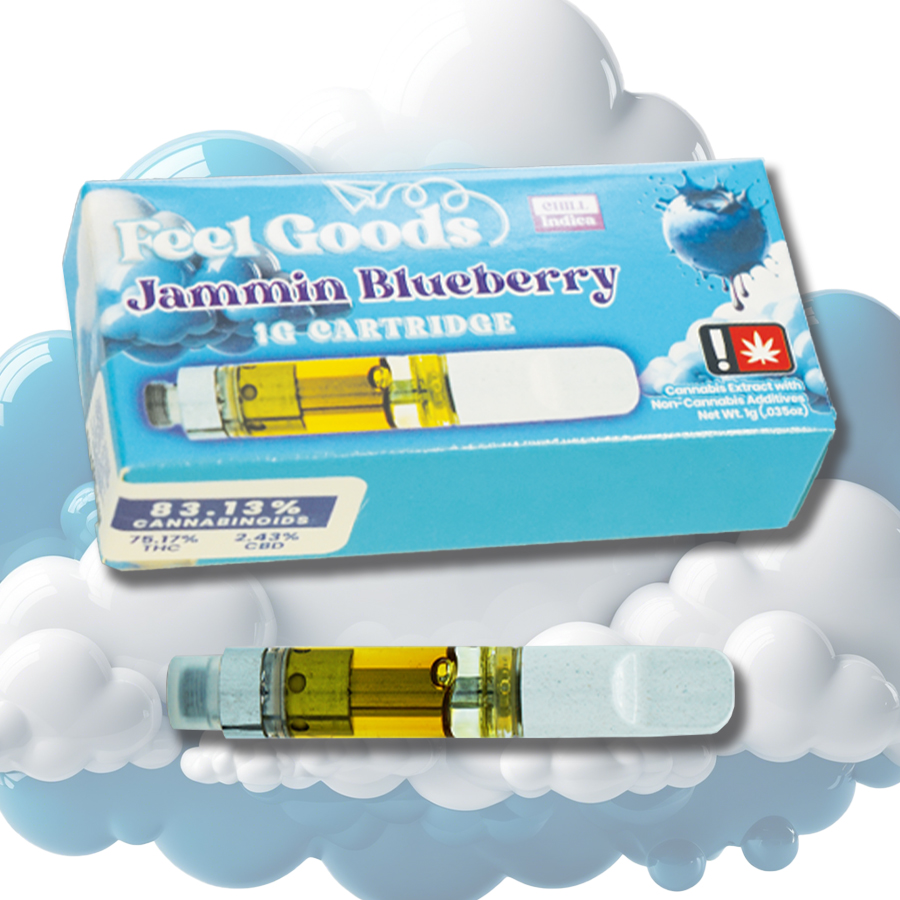 Jammin Blueberry  Flavored - Cartridge - Feel Goods