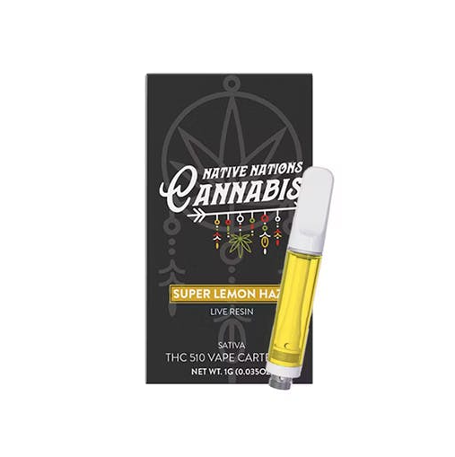 NATIVE NATIONS CANNABIS SUPER LEMON HAZE LIVE RESIN CART