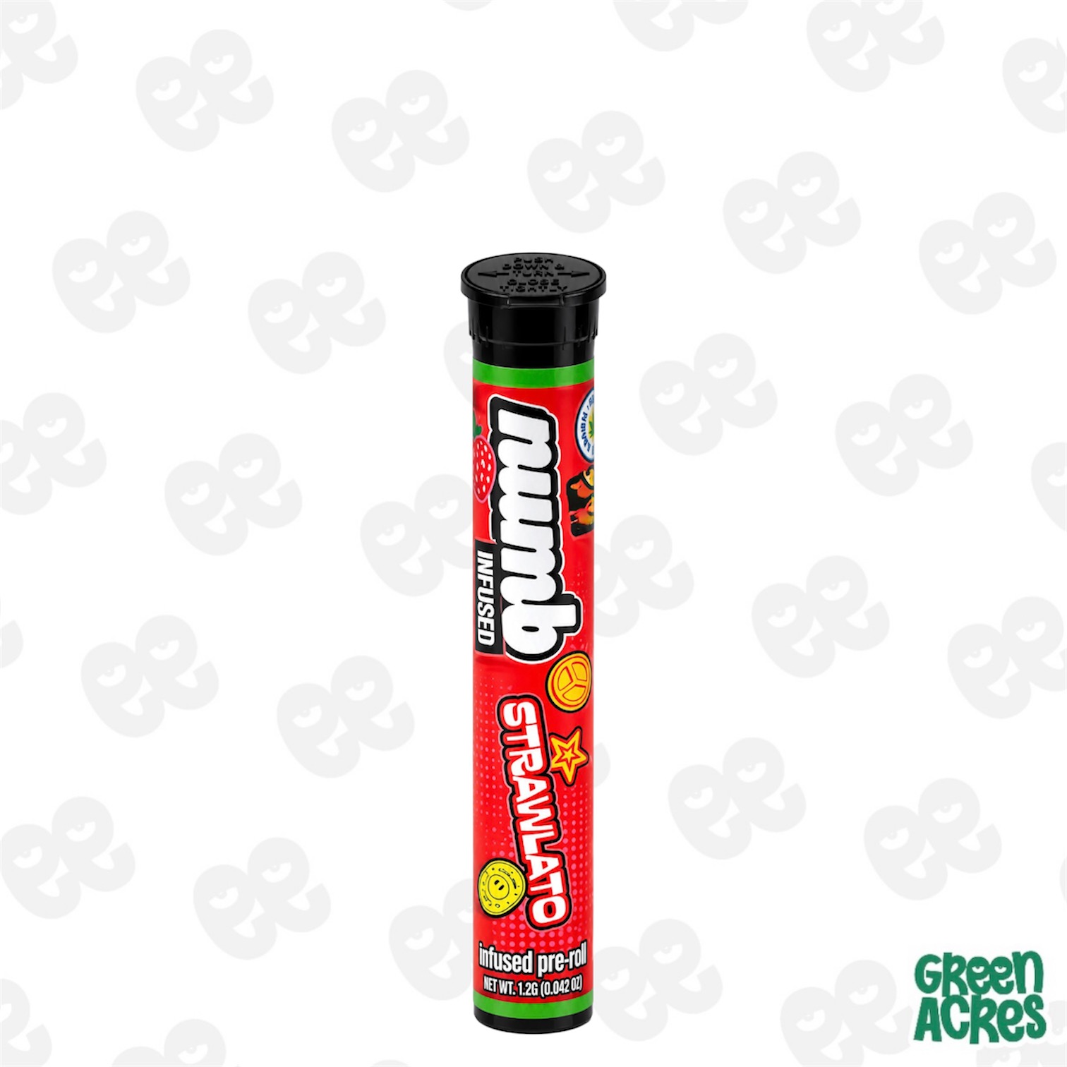 Numb: Strawlato 1.25G Infused Pre-Roll
