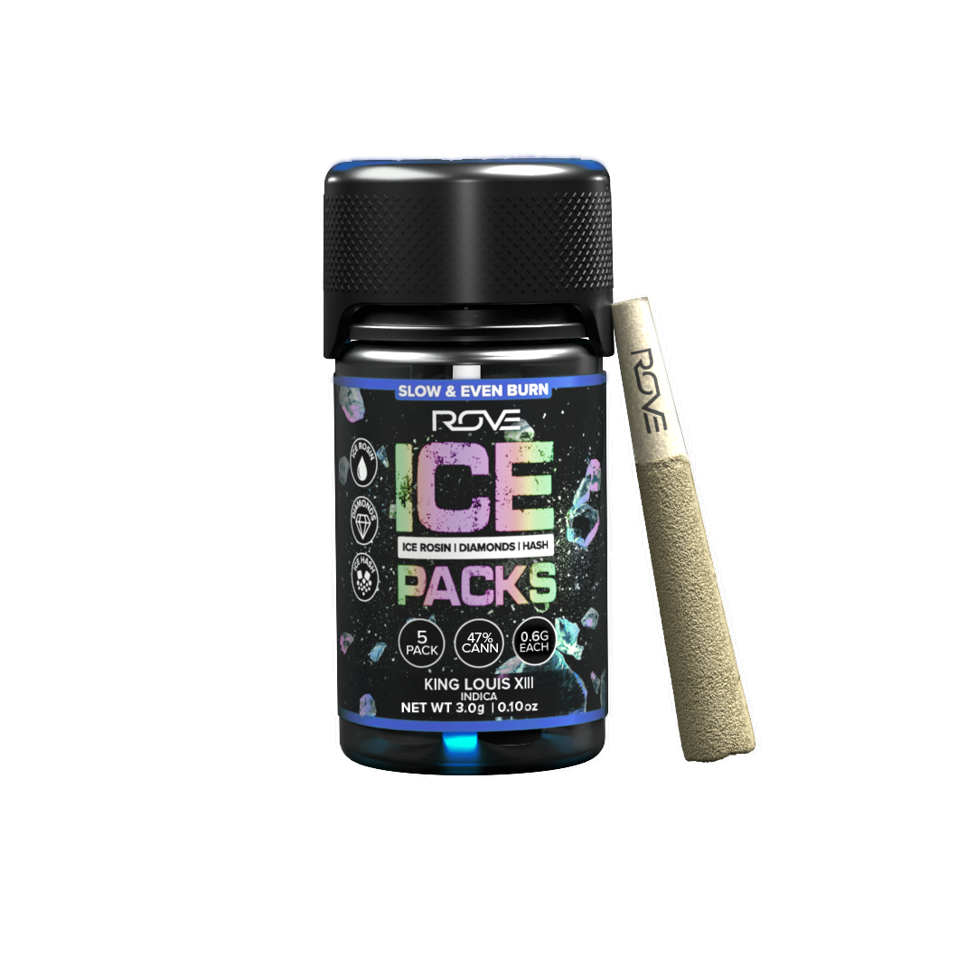King Louis XIII | Infused Ice Packs (Rosin, Hash, and Diamonds) | 5x 0.6g