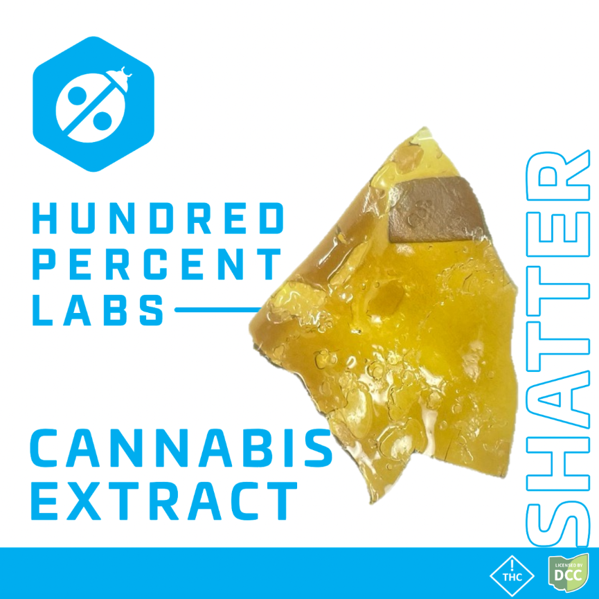 Hundred Percent Labs | Alien OG | 2g Shatter