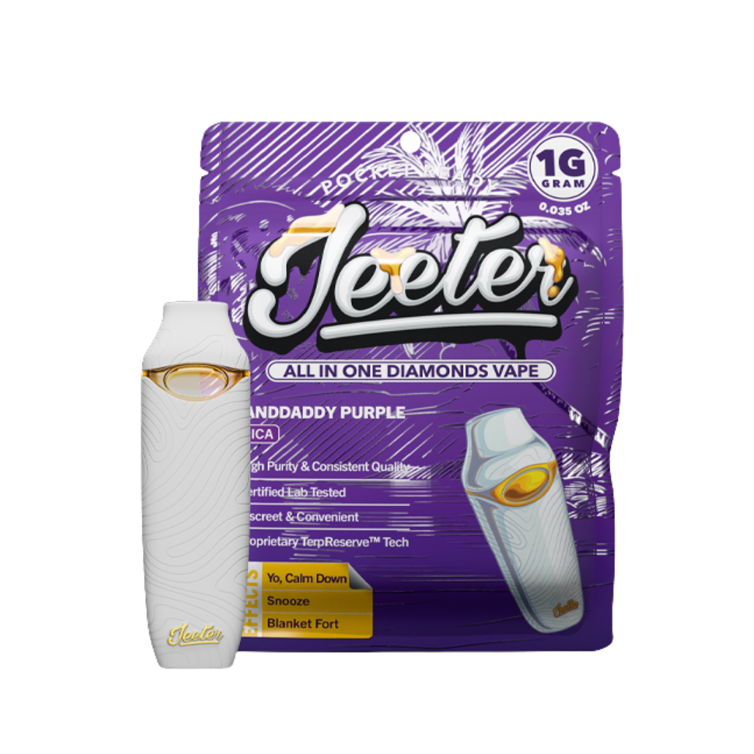 Jeeter - 1g Liquid Diamond Disposable - Granddaddy Purp