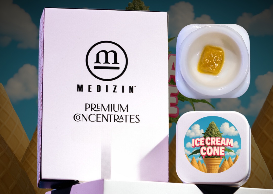 Medizin Ice Cream Cone 1g Live Resin Badder