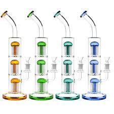 Grateful Dead x Steal Your Face Glass Beaker Water Pipe