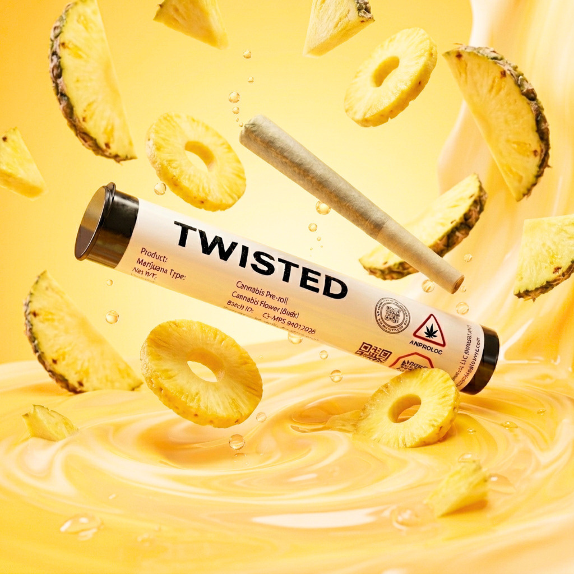 Twisted - Pineapple Express - Infused Pre-Roll - 1g