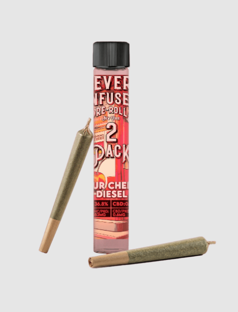 Sour Cherry Diesel | Infused Pre-Rolls | 2pk | 1.5g