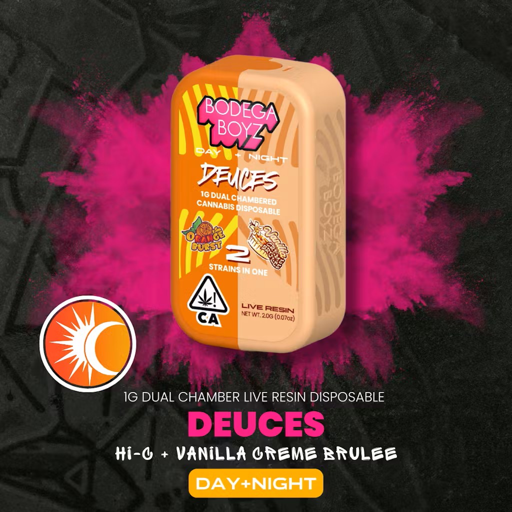 Hi-C X Vanilla Creme Brulee Live Resin Dual Chamber | AIO | Deuces | Sativa X Indica