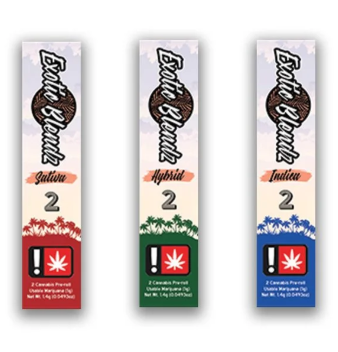 PREROLL - 0.5G x 2 - SATIVA - 818 HEADBAND