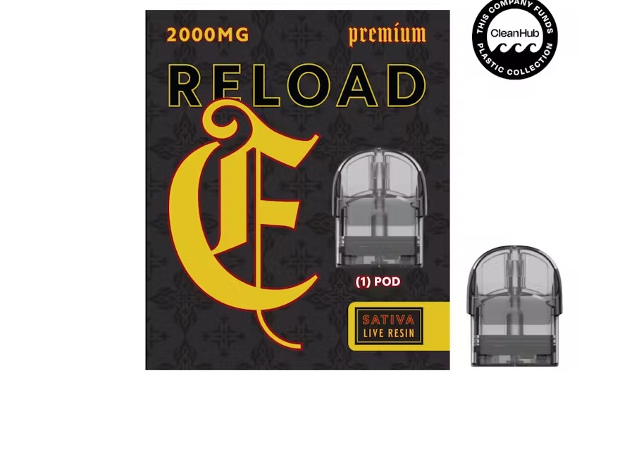 Eureka - Premium Durban Poison Live Resin Reload Pod - 2g