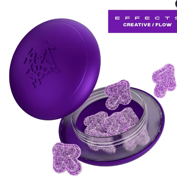 To The Moon Creative/Flow Grape Gazoo 10pk 10mg Sour Gummies