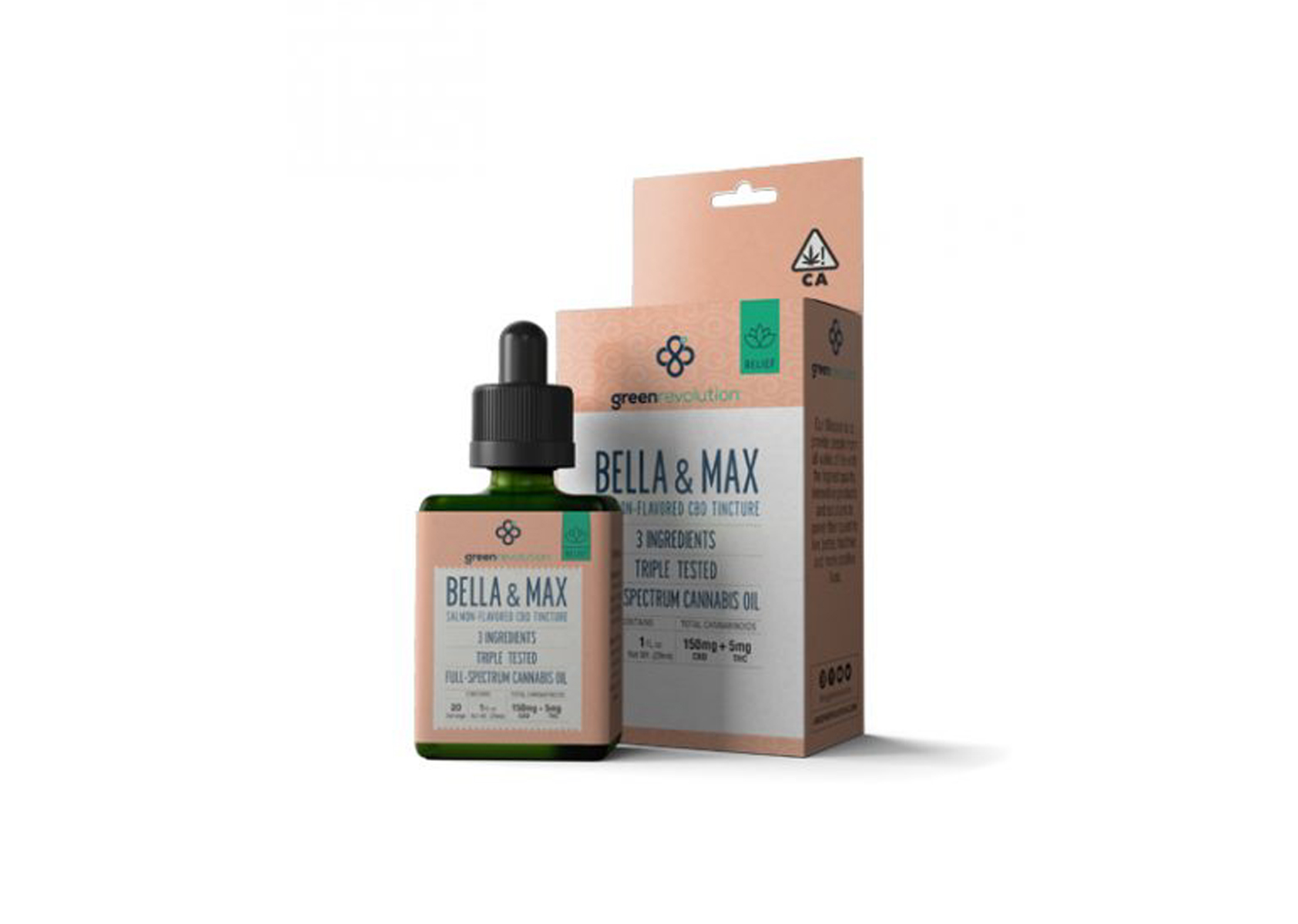Bella & Max 30:1 Salmon Flavored CBD Pet Tincture | 1oz