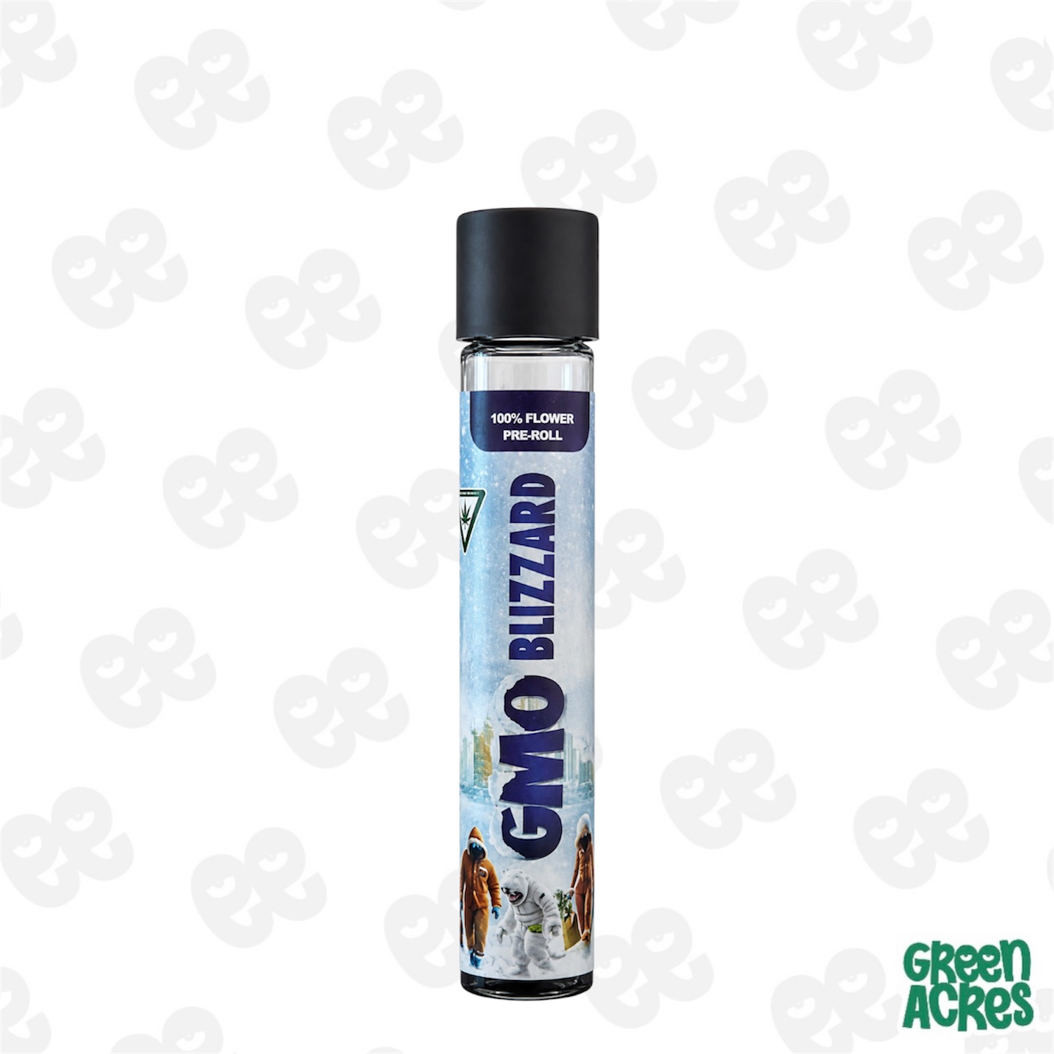 Xotic Brandz: GMO Blizzard 1G Flower Preroll