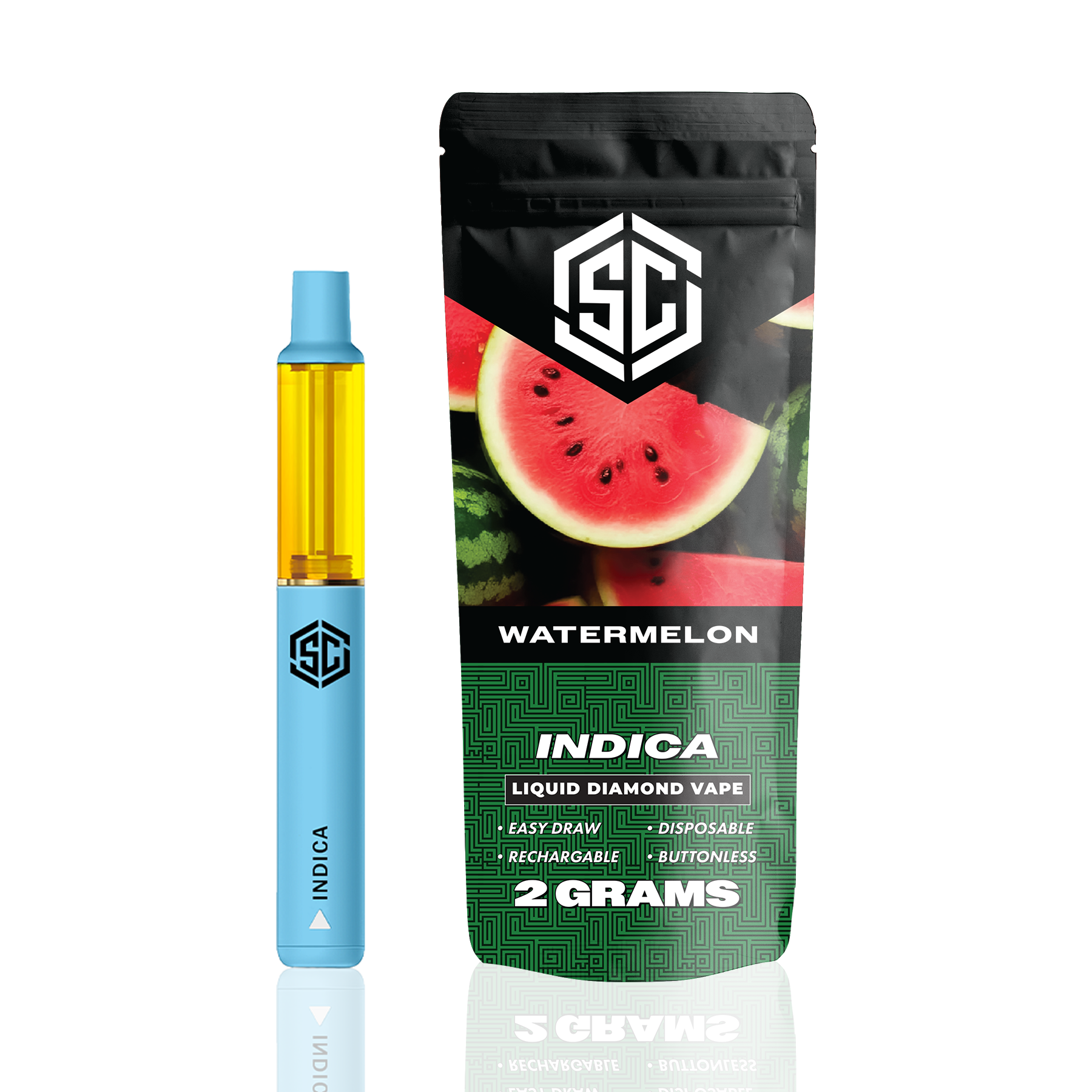 vape watermelon Enjoy Aladdin 9000 Puffs Watermelon Ice Prefilled Vape main image 0