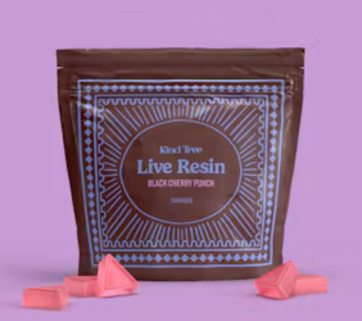 Kind Tree | Black Cherry Punch Live Resin Gummies | 10pk