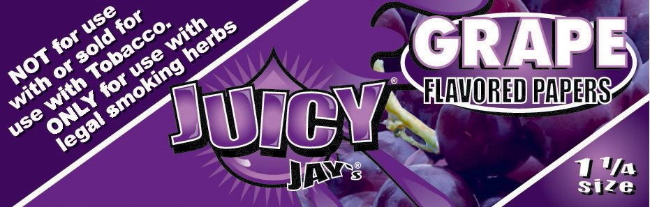 Juicy Jay's - Flavoured Papers - 11/4" - Grape