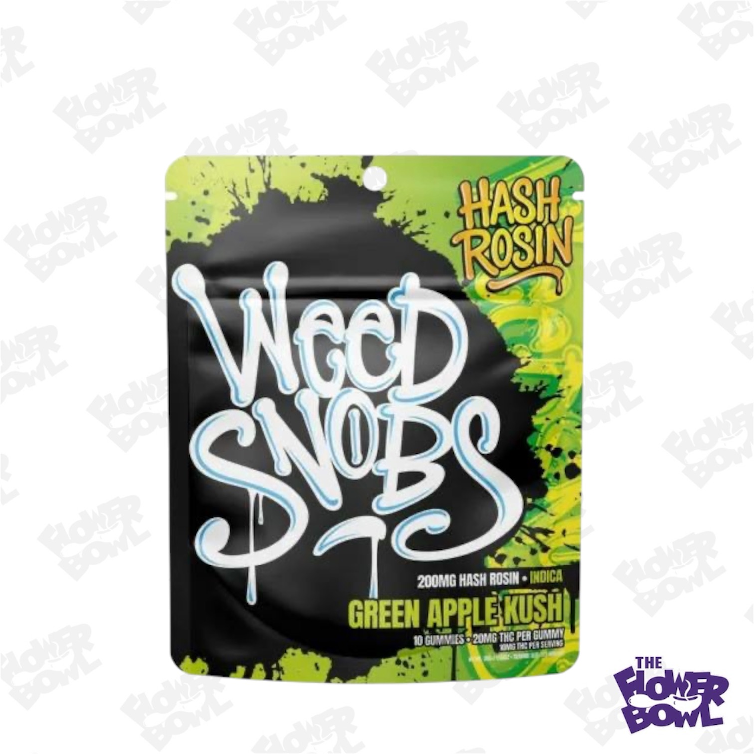 Weed Snobs: Green Apple Kush Hash Rosin 200MG (I)