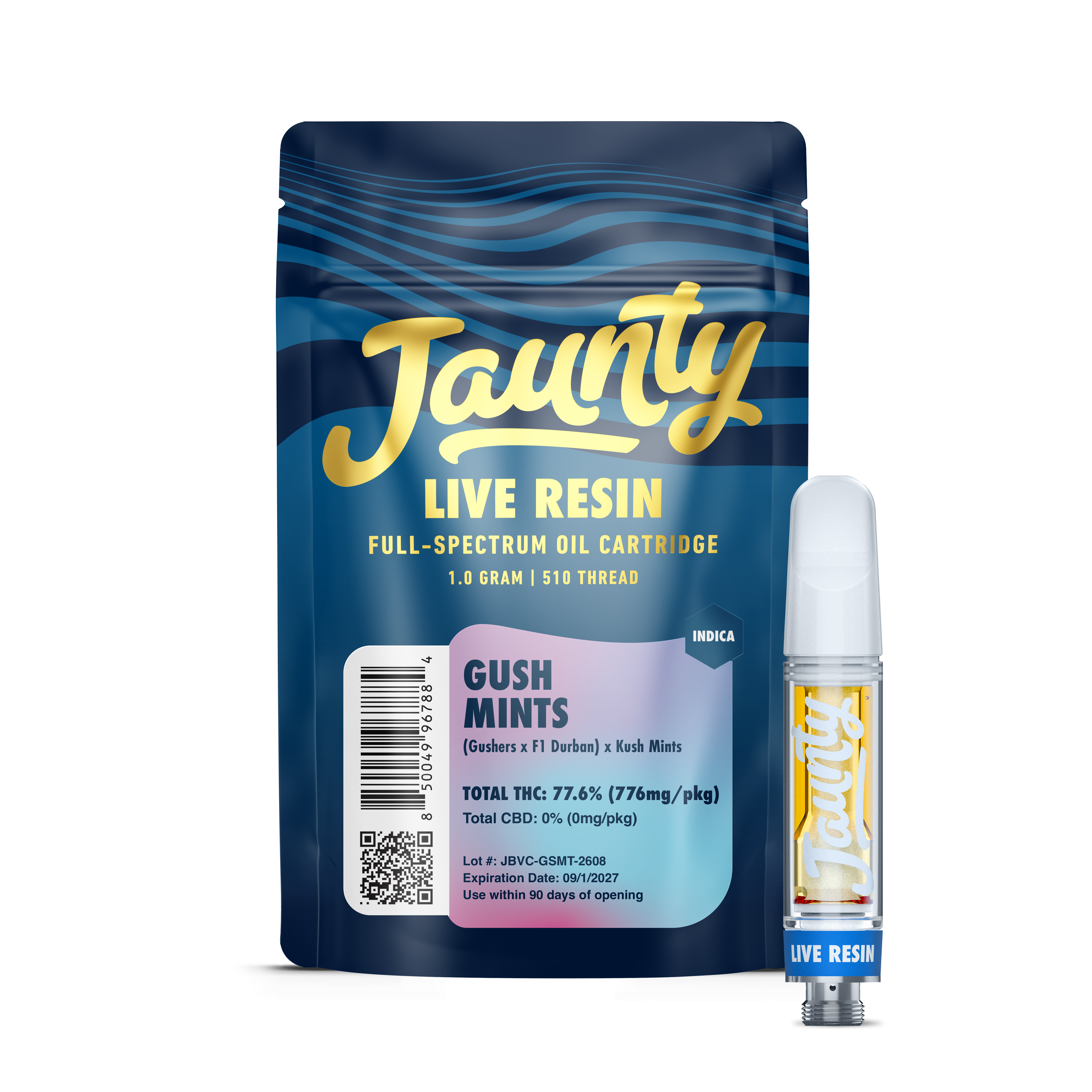 Gush Mints | Live Resin | Cartridge | 1g