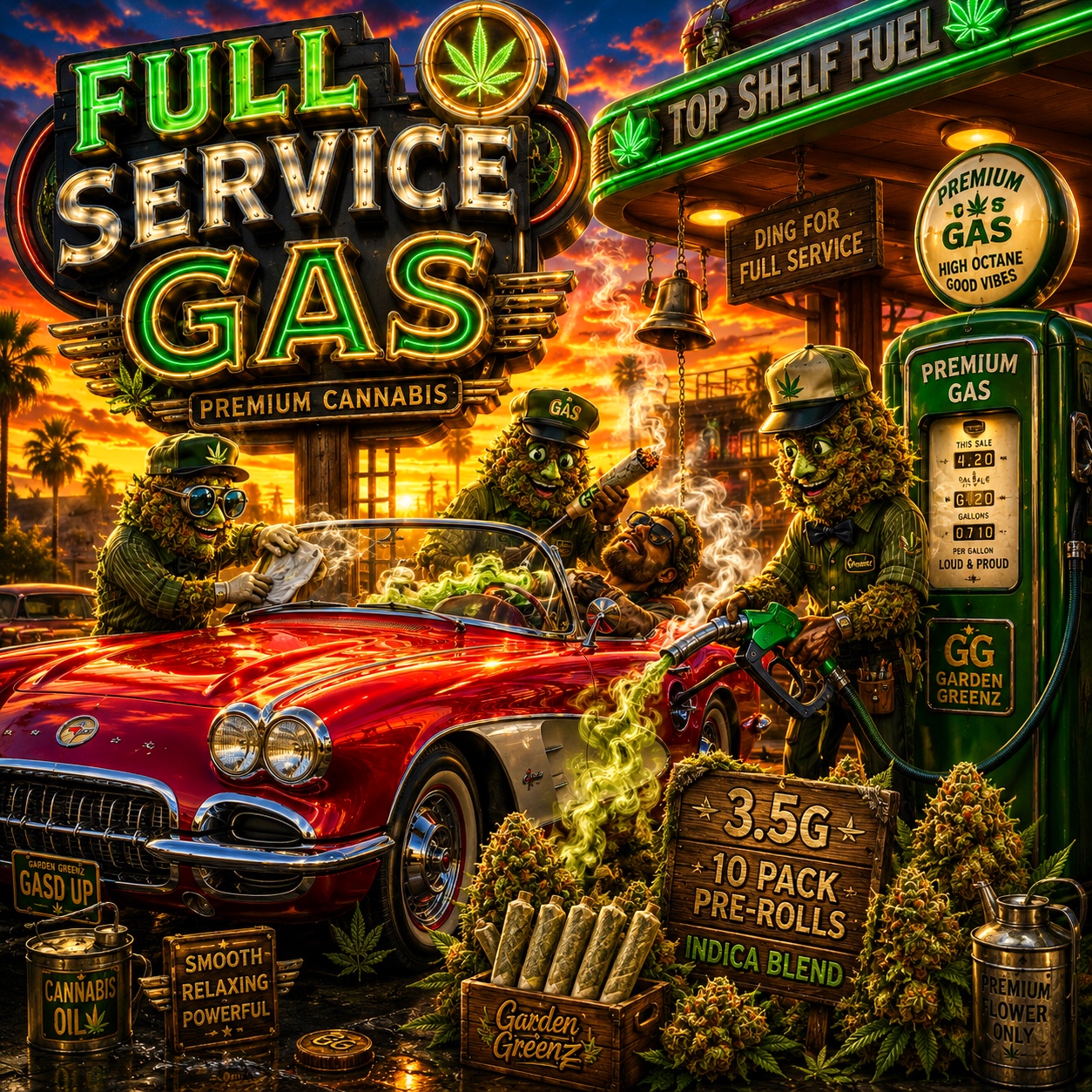 Full Service Gas Blend