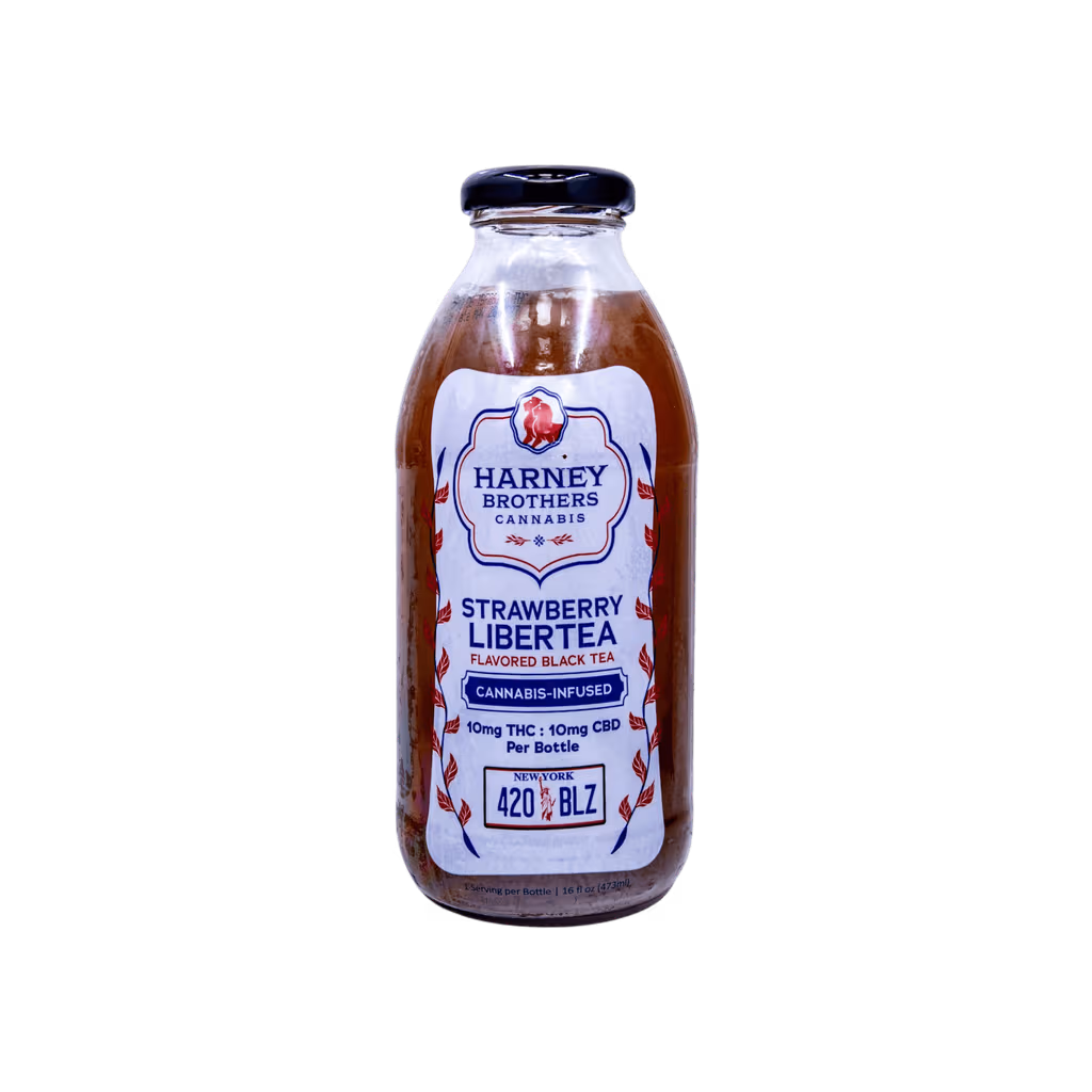 Harney Brothers Strawberry Libertea 1:1 THC:CBD 10mg Black Tea