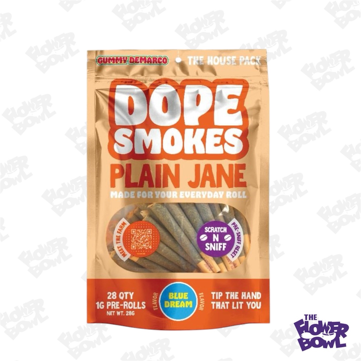 Dope Smokes: Blue Dream Plain Jane 28-Pack Preroll