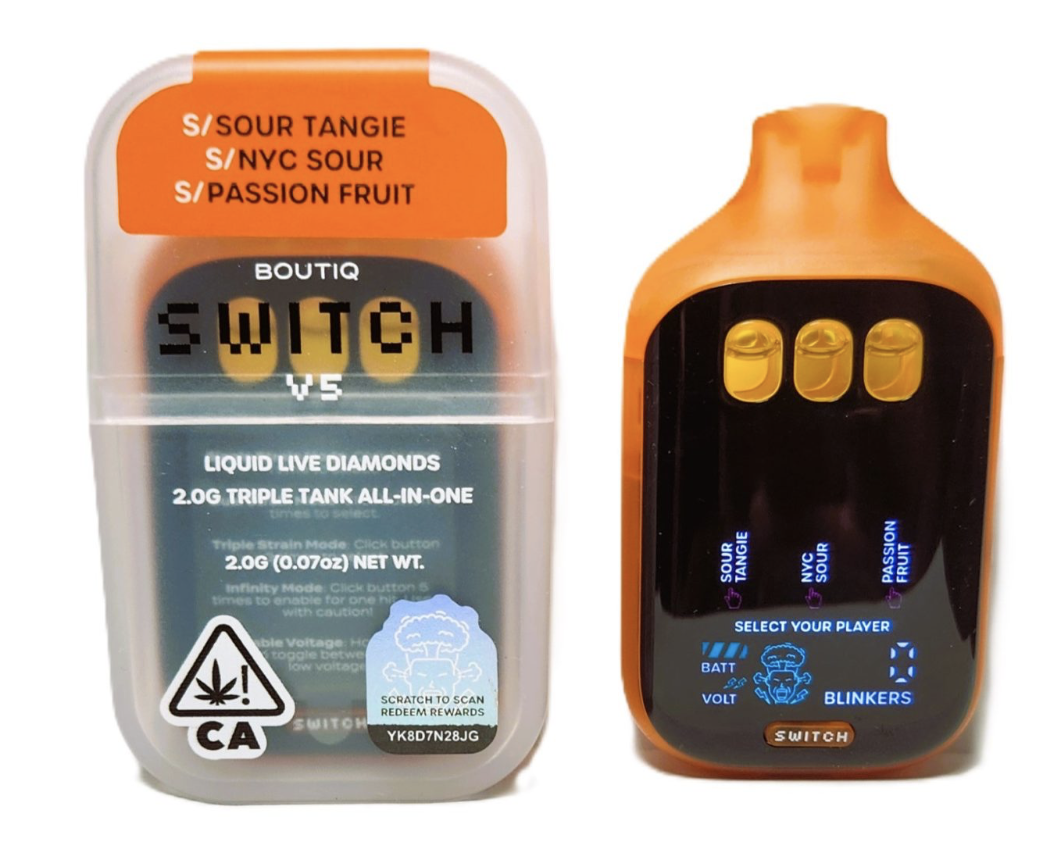 SwitchV5 Sour Tangle x NYC Sour x Passion Fruit SAT-SAT-SAT