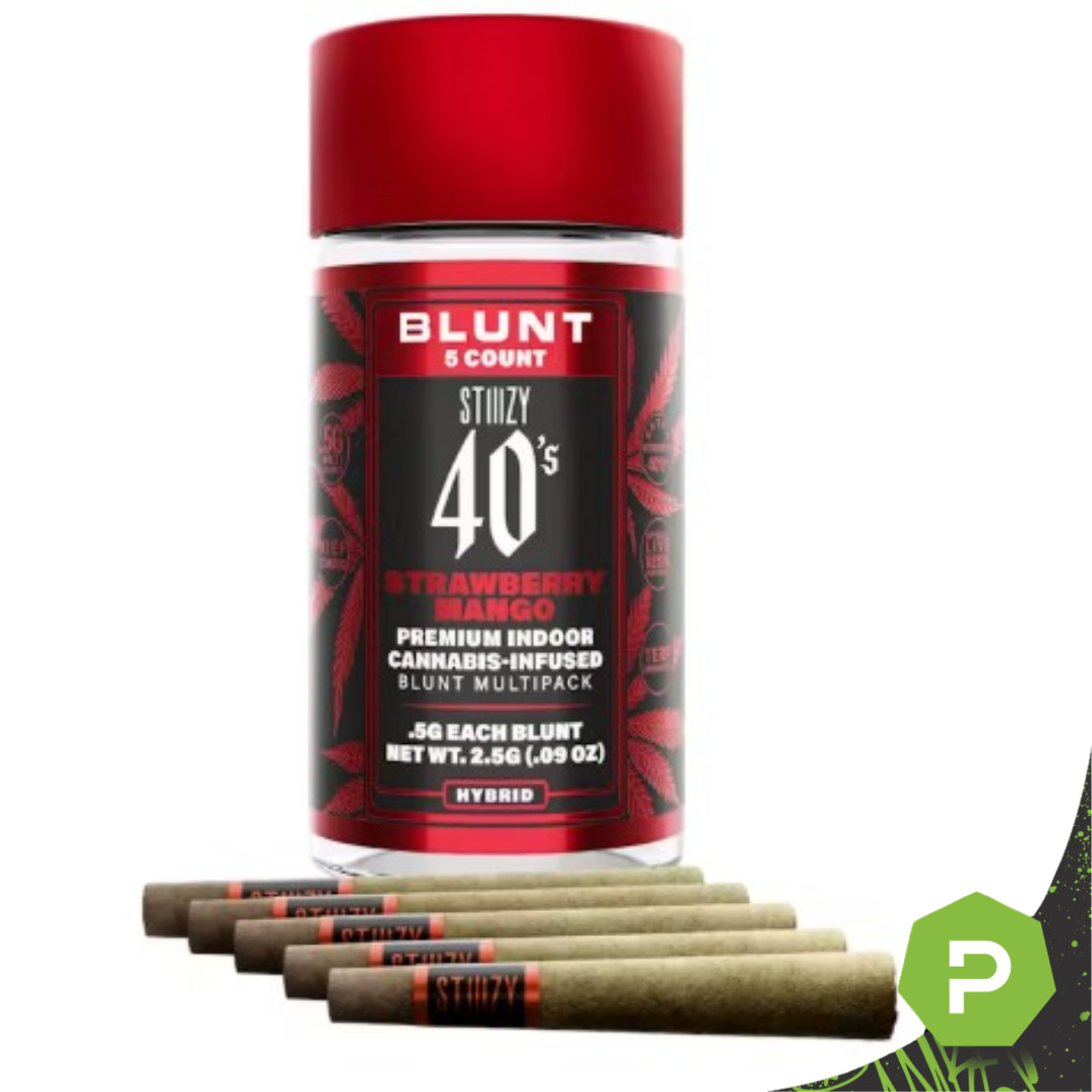 Stiiizy | 40's 2.5g Blunt Multi-Pack | Strawberry Mango