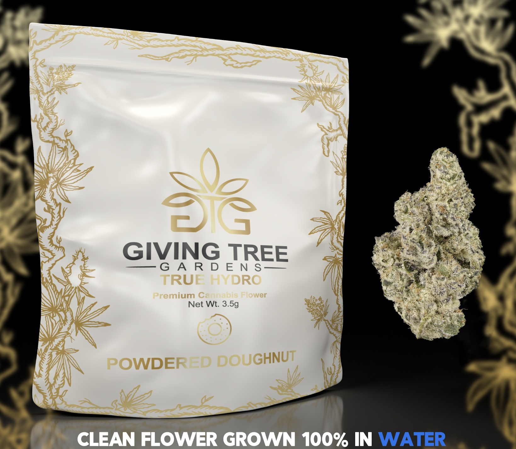 Powdered Doughnut 3.5G Mylar