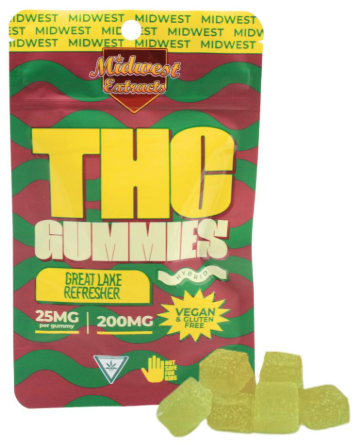 Midwest Extracts - Great Lakes Refresher - 200mg Gummies