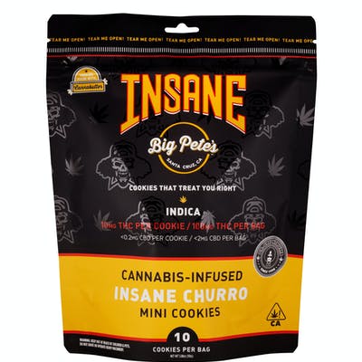 Big Pete's | Indica - Insane Churro Cookies (10 Pack) | 100mg