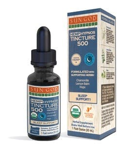 Sun God Hypnos Indica Sleep Support CBD Tincture