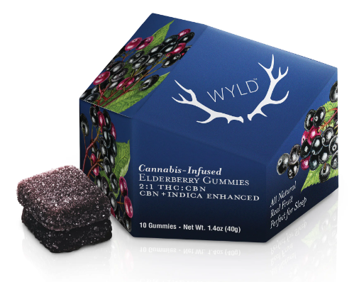 Wyld - Gummies - CBN - 2:1 Elderberry - 100mgTHC/50mgCBN