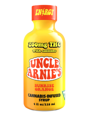Uncle Arnies - Sunrise Orange Syrup 3:4 - 200mg + 150mg Caffeine