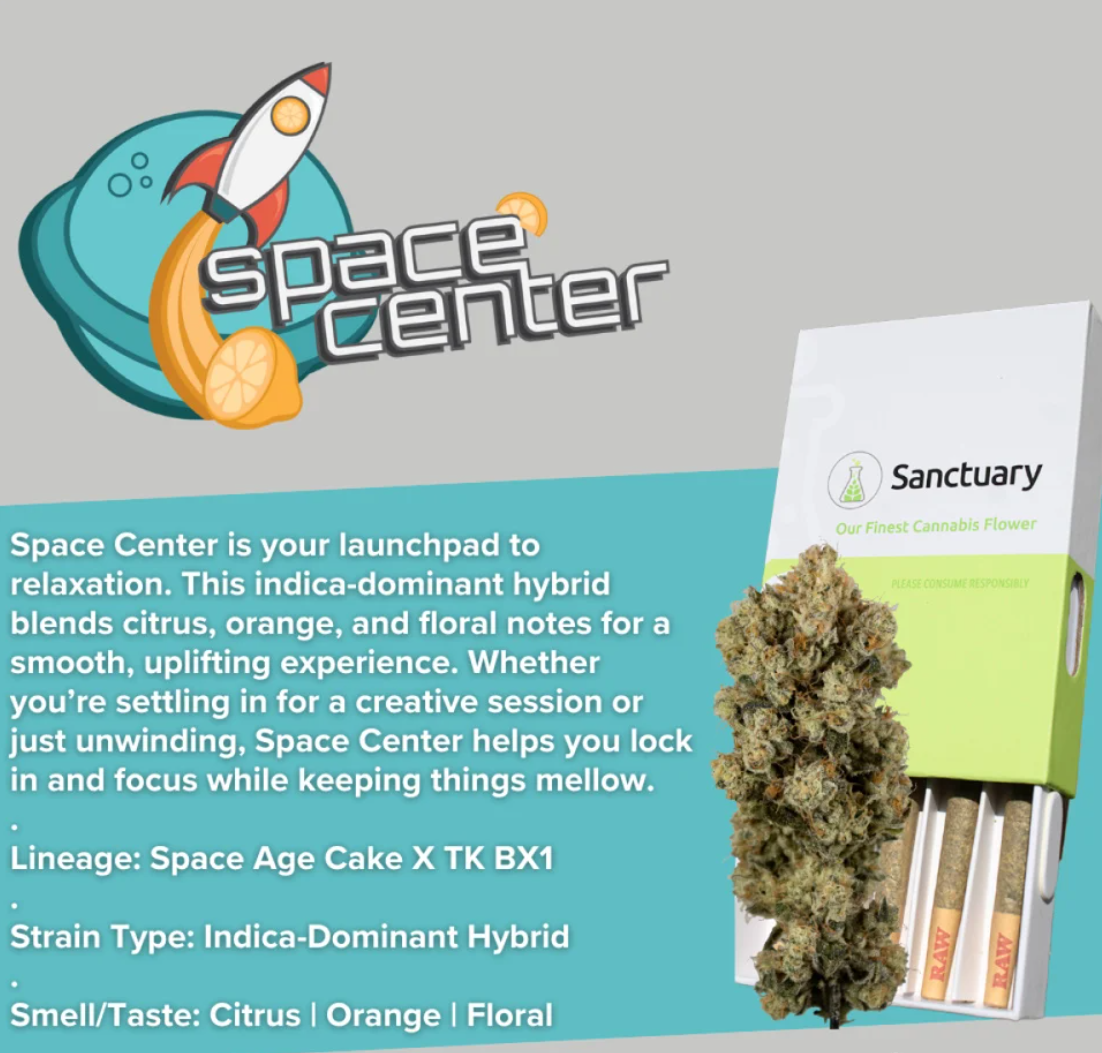 Space Center | 5 Pre-Rolls | .5g