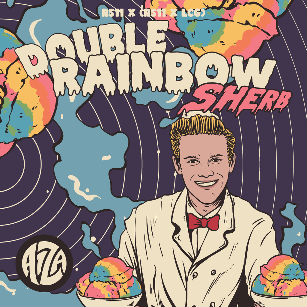 A1ZA Double Rainbow Sherb Shake
