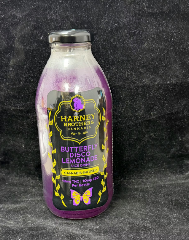 Harney Brothers Butterfly Disco Lemonade Juice Drink 10mg 1:1