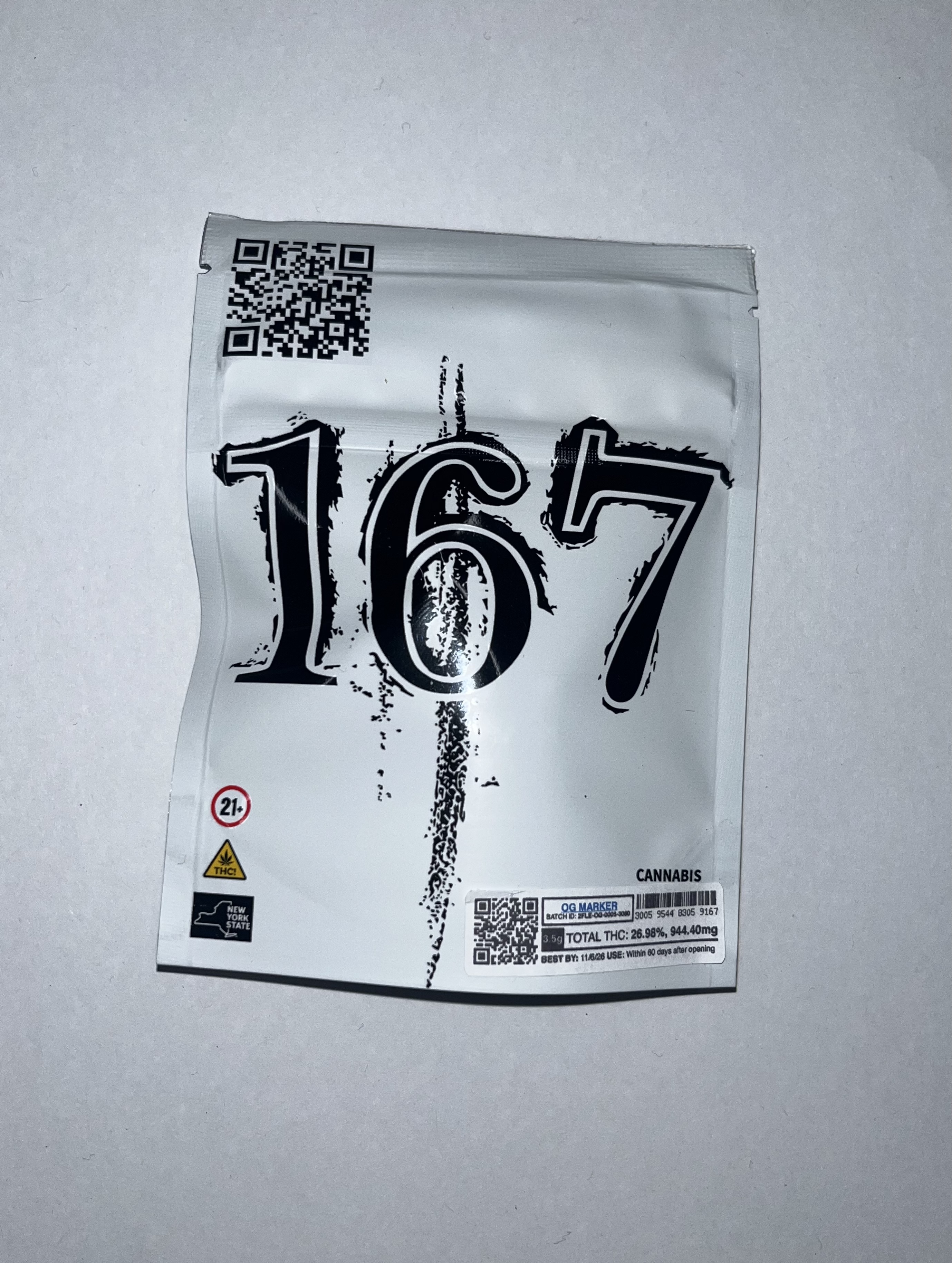 167 | OG Marker | Flower | 3.5g