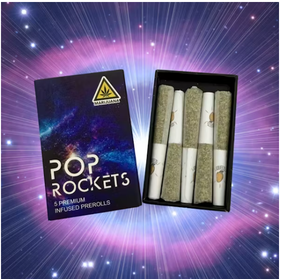 MR Pop Rockets 5pk Grape Punch